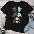 Panda Camicia Orso Polare Orso Nero Animale Fusion Panda Amante Maglietta da donna Regalos divertidos