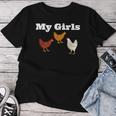 Polli Galline My Girls Maglietta da donna Regalos divertidos