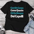 Regalo Uomo Donne Scritte Divertenti Calvi Palestra Maglietta da donna Regalos divertidos
