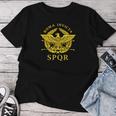 Roma Invicta Spqr Águila Romana Camiseta de mujer Regalos divertidos