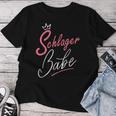 Schlager Party Outfit Women's Sexy Babe Schlager Fan S T-shirt Frauen Lustige Geschenke