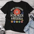 Schlagerparty Outfit Schlager Fan Schlager S T-shirt Frauen Lustige Geschenke