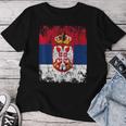 Serbia Flag For And Serbia T-shirt Frauen Lustige Geschenke