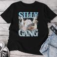 Silly Gang Goose Meme Duck Uomini Donne Bambini Maglietta da donna Regalos divertidos