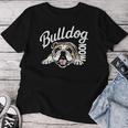 Simpatico Bulldog Inglese Mamma Top Cane Divertente Che Cammina Per Le Donne Maglietta da donna Regalos divertidos