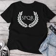 Spqr Roman Eagle T-shirt Frauen Lustige Geschenke