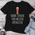 Wheat Beer Kann Trurenon Weizen Halten May Not Contain Traces T-shirt Frauen Lustige Geschenke