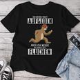 I Will Not Give Up Sloth Jogging Runner T-shirt Frauen Lustige Geschenke