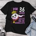 Women's Or 36 Jahren War Ich Mal Die Fastelste 36Th Birthday T-shirt Frauen Lustige Geschenke