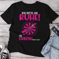 Women's Darts Ich Bitte Um Ruhe Die Chefin Wirft Jetzt T-shirt Frauen Lustige Geschenke