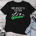 Women's Hiking Mountains Mir Reichts Ich Geh Wander S T-shirt Frauen Lustige Geschenke