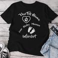 Women's Pregnancy On Fell Mama Zur Baby Mama Beförderton Fell S T-shirt Frauen Lustige Geschenke