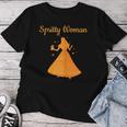 Women's Spritty Woman Beer Alcohol Saufen Trinkerin Malle Jga Saying T-shirt Frauen Lustige Geschenke