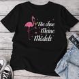 Women's Wine Sparkling Wine Prosecco Saufen Flamingo Nie Ohne Meine Girls T-shirt Frauen Lustige Geschenke