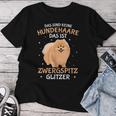 Zwergspitz Glitter Pomeranian Dog Woman T-shirt Frauen Lustige Geschenke