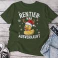 Reindeer Was Ausverkauft Duck Christmas Slogan T-shirt Frauen Lustige Geschenke