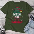 Wine Elf Partner Look Christmas T-shirt Frauen Lustige Geschenke