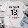 13Th Birthday Girl -Orsicht 13 Years Nager T-shirt Frauen Lustige Geschenke