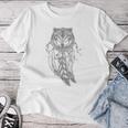 Acchiappasogni Boho Wolf Acchiappasogni Maglietta da donna Regalos divertidos