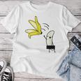 Banana Nuda Spogliarsi Striptease Regalo Costume Carnevale Maglietta da donna Regalos divertidos