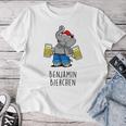 Benjamin Bierchen 2Nd Bier Digga Beer Am Pm Beer Elephant Fun T-shirt Frauen Lustige Geschenke