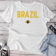 Brazil Flag Women's Children's Brazil Green T-shirt Frauen Lustige Geschenke