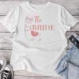 Bride To Be Sposa Lama Alpaca Jga Regalo Di Fidanzamento Maglietta da donna Regalos divertidos