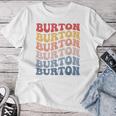 Burton City Groovy Retro T-shirt Frauen Lustige Geschenke