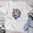 Children's Kita Abgängerin Unicorn First Day At School 2024 Girls' T-shirt Frauen Lustige Geschenke