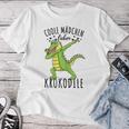 Coole Mädchen Lieben Krokodile T-shirt Frauen Lustige Geschenke