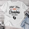 First Time Grandma 2025 Promoted To Grandma 2025 Women T-shirt Funny Gifts