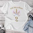 Girls' Kinder Ich Bin Schon 2 T-shirt Frauen Lustige Geschenke