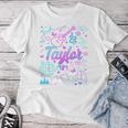 Groovy 80'S Taylor First Name Personalized Birthday Girl Women T-shirt Unique Gifts