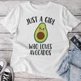 Just A Girl Who Loves Avocados Camiseta de mujer Regalos divertidos