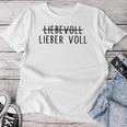 Lieberoll Als Liebvoll Beer Wein Party Fun T-shirt Frauen Lustige Geschenke