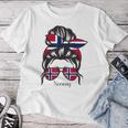 Norwegian Girl Norway Roots Norway Flag T-shirt Frauen Lustige Geschenke