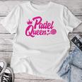 Padelista Regalo Padel Tennis Donne Padel Queen Maglietta da donna Regalos divertidos