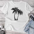 Palm Trees Summer Sun Beach Women's T-shirt Frauen Lustige Geschenke