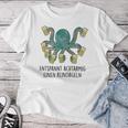 Relaxe Les Huit Bras Un Pur Orgue Pieuvre Et Bière Amusant T-shirt femme Cadeaux drôles