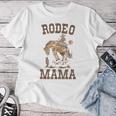Rodeo Mama Mommy Mom Western Cowboy Birthday Family Matching Women T-shirt Funny Gifts
