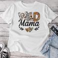 Wild Mama Birthday Family Mom Safari Zoo Jungle Animals Women T-shirt Funny Gifts