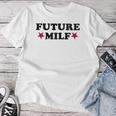 Women's Future Milf Retrointage Style T-shirt Frauen Lustige Geschenke