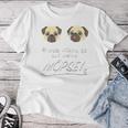 Women's Glotz Nicht So Auf Meine Pug Pug T-shirt Frauen Lustige Geschenke