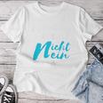 Women's Schlagerfan Merchandise Warum Hast Du Nicht Nein Sagt Pink T-shirt Frauen Lustige Geschenke