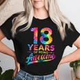 18 ° Compleanno 18 Anni Tie Dye Impressionante Uomini Donne Maglietta da donna Regalos para ella