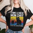 Apéro J'aime La Bière Et Mon Chat Humour Homme Cadeau T-shirt femme Cadeaux pour elle
