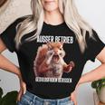 Ausser Betrieb X Geduldsfaden Gerissen Squirrel Coffee T-shirt Frauen Geschenke für Sie