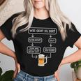 Beer Fun Wie Geht Dir T-shirt Frauen Geschenke für Sie