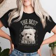 Best Maltese Mom Ever El Bichón Maltés Regalos Perro Cuello Camiseta de mujer Regalos para ella