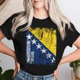 Bosnia Flag Women's Children's Bosnia Herzegovina T-shirt Frauen Geschenke für Sie